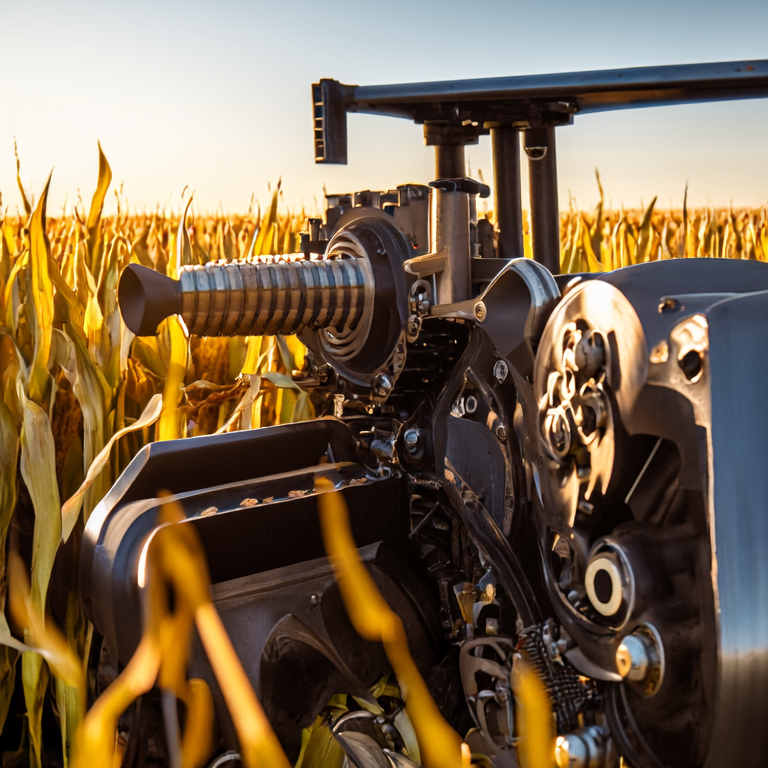 What does a corn header do?