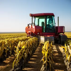 What is the purpose of a corn header?