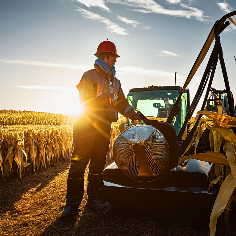 Corn Header Safety Precautions