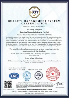 ISO 9001 Quality Management System Certification